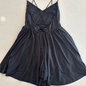 Black Strappy Romper